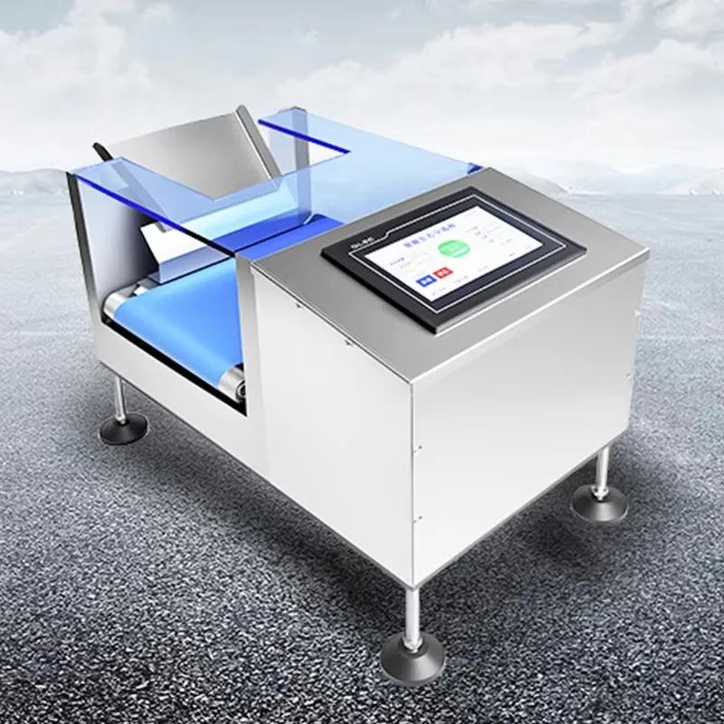 CJ-1000 Automatic Weighing Sorting Machine High Precision Checkweigher 7-Inch Touch Screen for Food Packaging Weight Grading