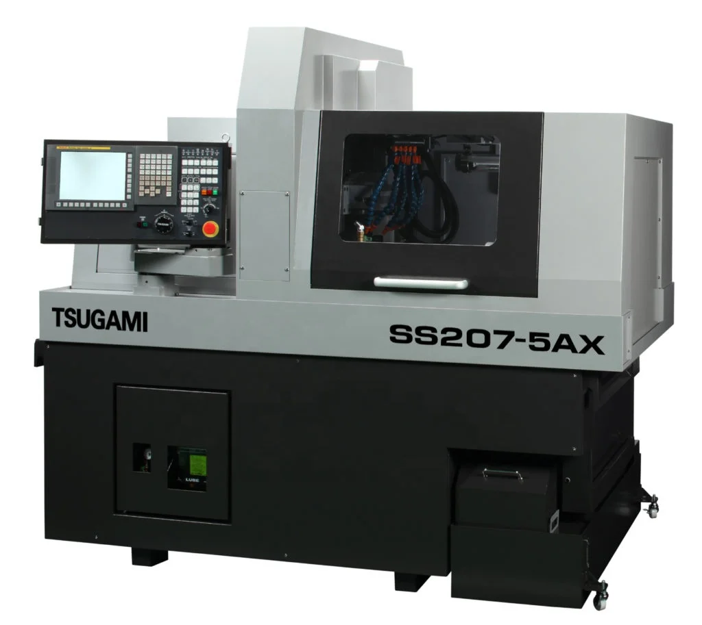 Ferramenta de Torno CNC de alta precisão, Torno Automático, Hine TSUGAMI Control Center, 7 Eixos, Ss207, CNC