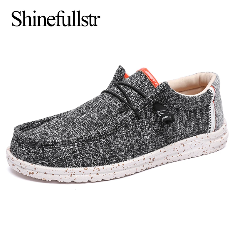 Summer Breathable Men Canvas Shoes Canvass Dude Shoes 2023 Casual Light Big Size 48 49 50 Dropshipping