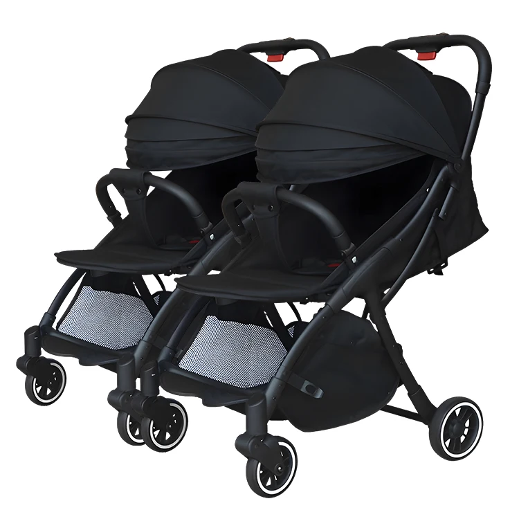 

Twin Baby Stroller Hot Selling Double Stroller Babies Pram Factory Wholesale New Design Foldable Baby Carriage Stroller