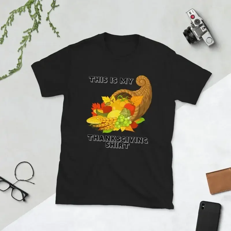 This Is My Thanksgiving T Shirt Harvest Horn Of Plenty Fall Autumn