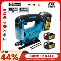 Gisam 26mm Electric Jigsaw Portable Cordless Saw Multi-Function Wood Cutting Woodworking Machines For Makita 18V Battery pin