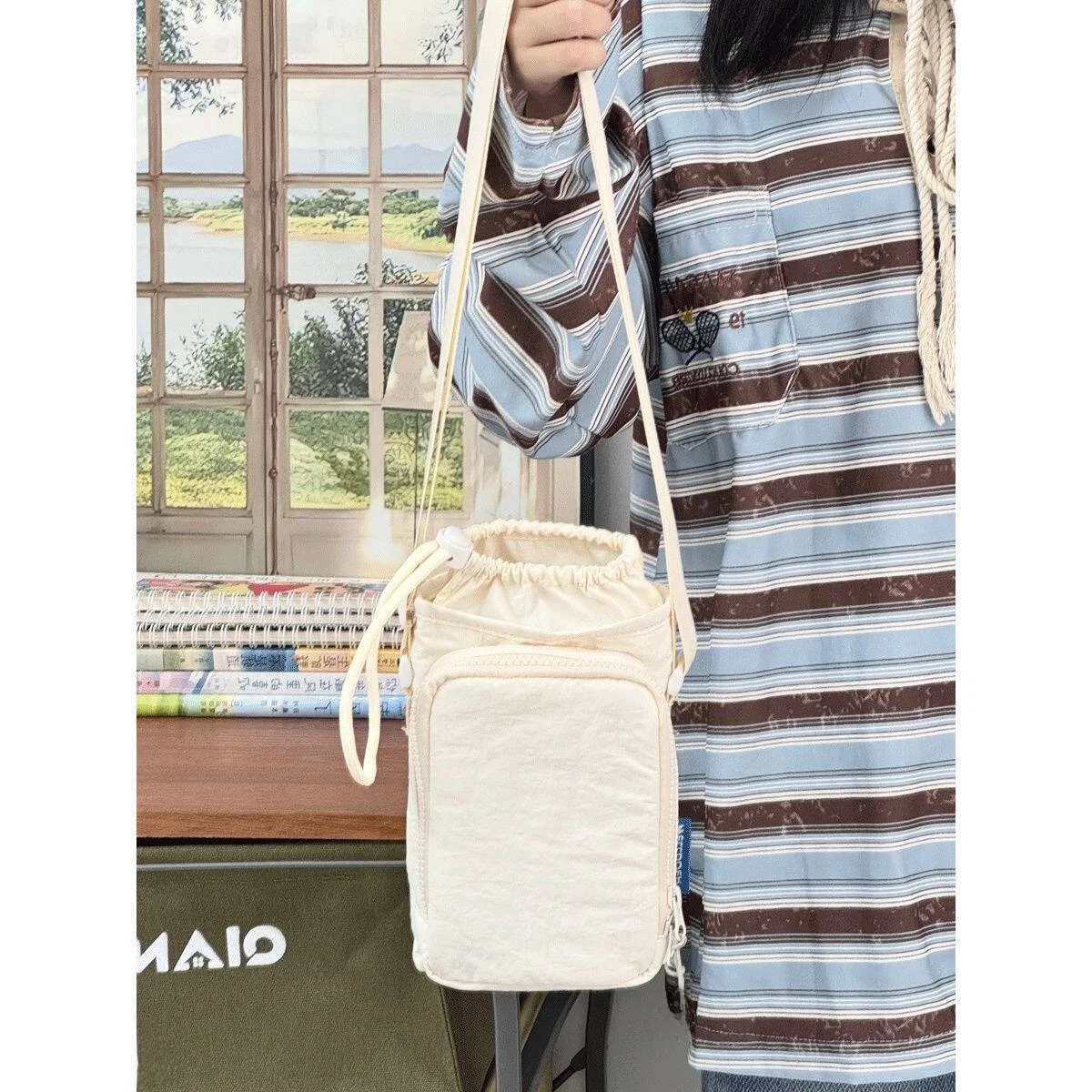 Commute Crossbody Bag Portable Single Shoulder Mobile Phone Bag Women's  New Style Handbag Convenient Travel Bag