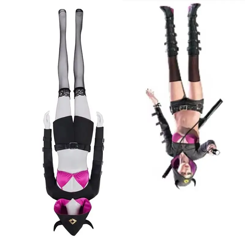 

Game Moira Burton Cosplay Costume Sexy Top and Shorts Set Halloween Party Outfits