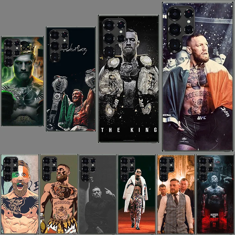 Conor Mcgregor The King Phone Case For Samsung Galaxy S24 S23 S21 S20 FE S22 S26 Ultra S25 Edge S10 Plus Cover Clear TPU Capa Sh