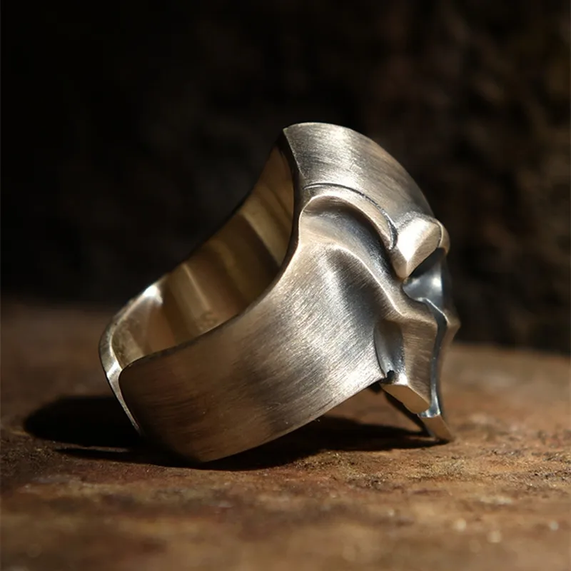 2024, Fashion, Personality, Sparta, Retro Style, Silver, Design, Men's, Women's, Love, Gift, Charming Adjustable Ring