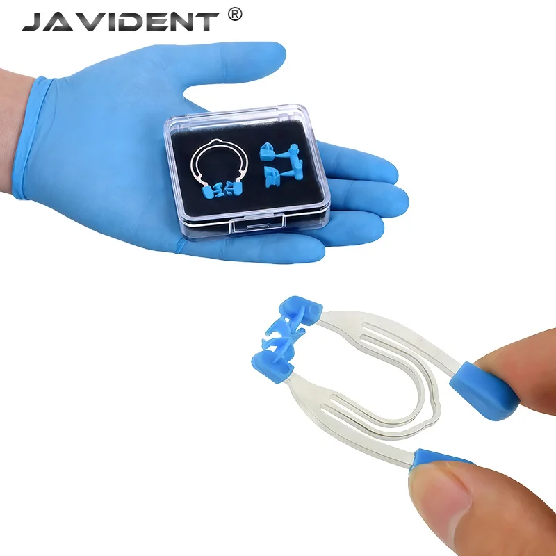 1box Dental Matrix Sectional Contoured Matrices Clamps Wedges Metal Spring Clip Rings Autoclavable Dental Lab Instrument