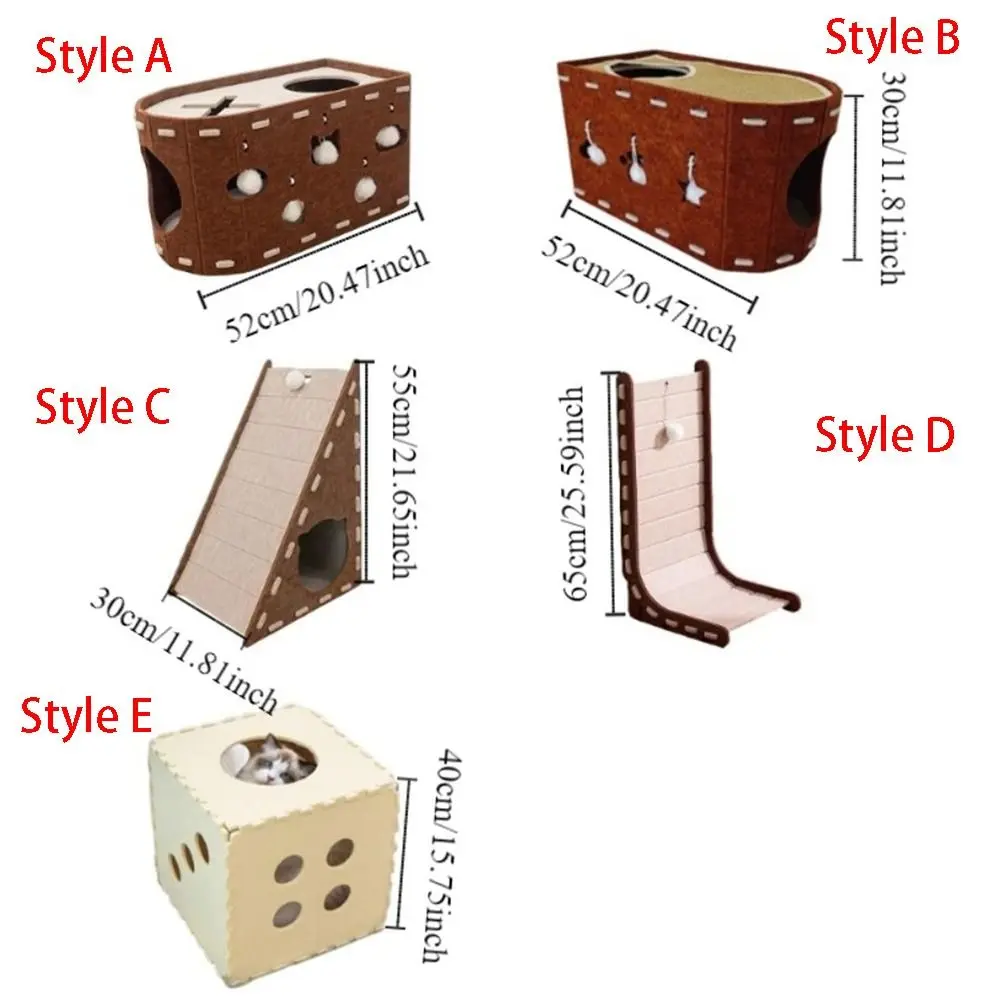 Tempat Tidur Kucing Lipat Bentuk L Anti Gores Berbahan Felt Dua Lapis Tahan Aus Empat Musim