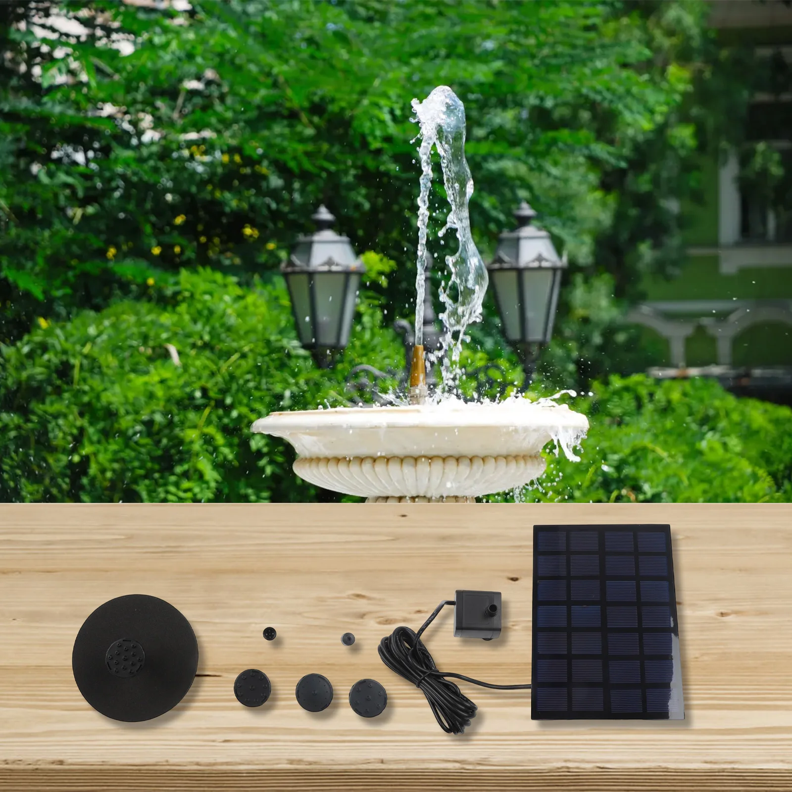 Garden Fountain Pump Floating Fountain Pump Garden Landscaping Cost-effective Solution Easy Setup For Aquariums