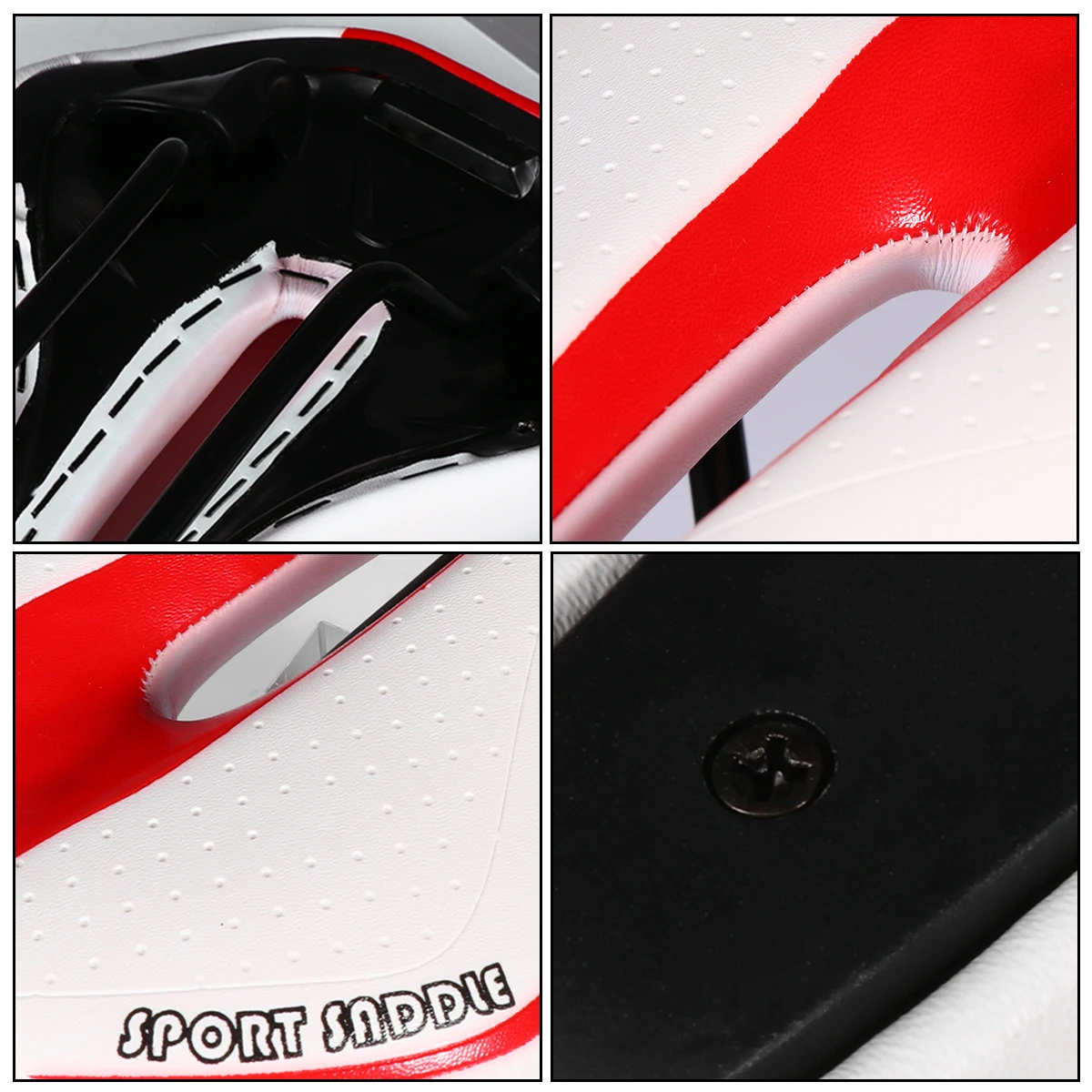 

Pedal Mountain Bike Saddle Man Seat Cushion Cushioned High Resilience Polyurethane Hollow