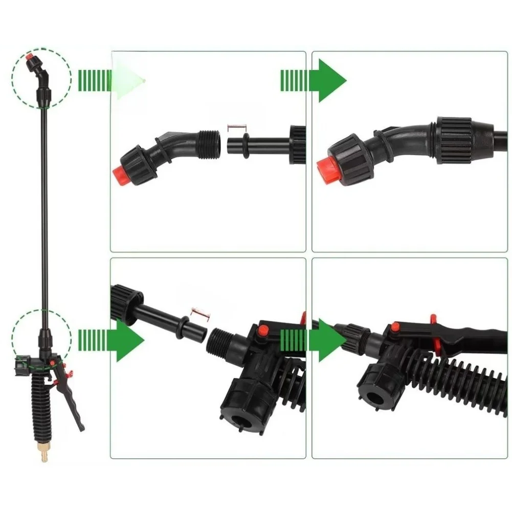 for mist Sprayer Replacement Spray for boom Wand Black Manual Backpack Sprayer Secure Hold Design Efficient Water Control