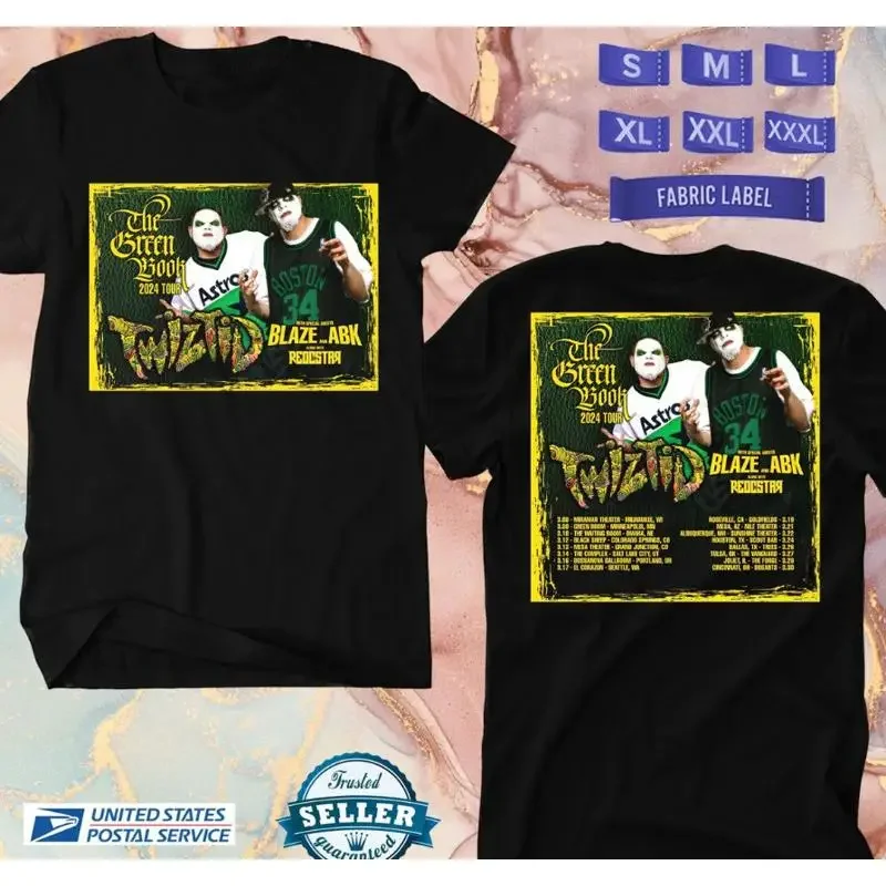 Twiztid The Green Book Usa Tour 2024 Shirt