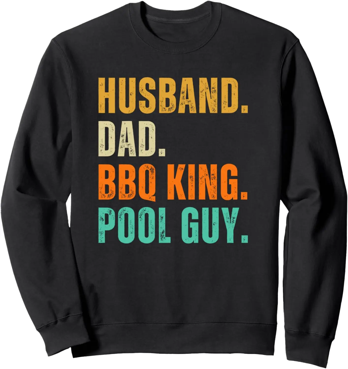 

Толстовка Husband Dad BBQ King Pool Guy