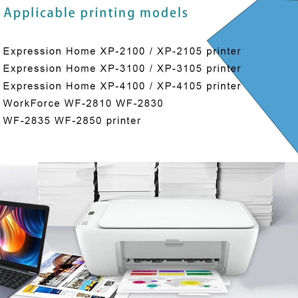 Black 603 XL Ink Compatible for Epson 603XL for XP-4100 XP 4105 XP-2100 XP-2105 XP-3100 WF-2810 WF-2830 WF-2835 WF-2850 Printer