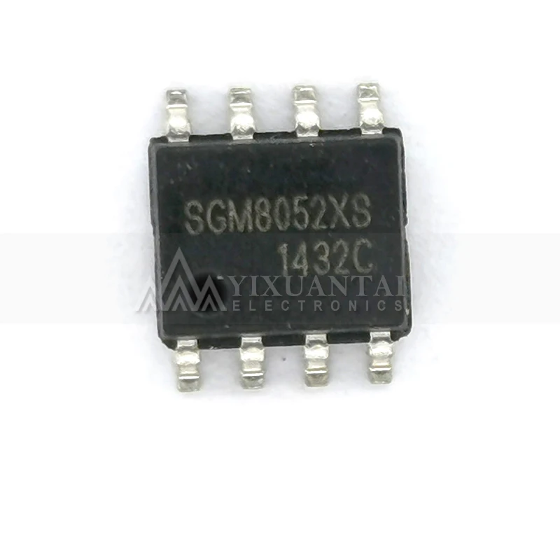 10pcs/Lot  SGM8052XS SGM8052XS/TR  SGM8052【250MHz, Rail-to-Rail Output CMOS Operational Amplifier  8-SOIC】New and Original