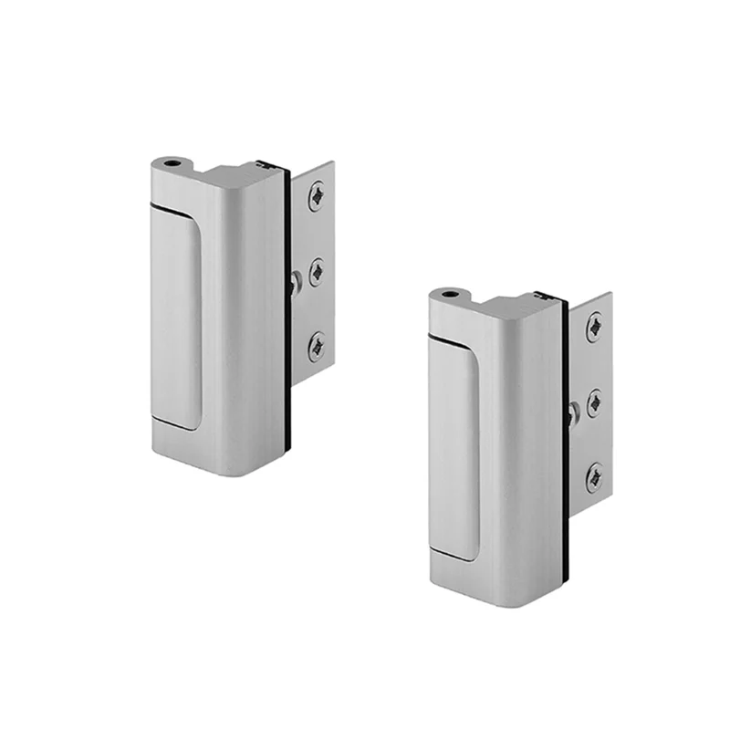 

-PQWN 2 Pack Home Security Door Lock Withstand 800 Lbs For Inward Swinging Door Extra Security Door Locks For Homes Security