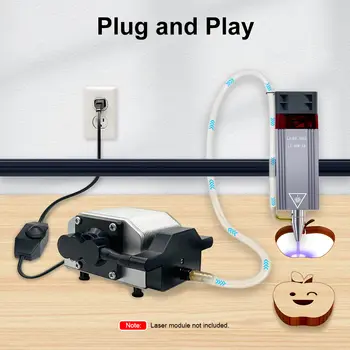 LASER TREE 空氣輔助幫浦 30L/分鐘空氣壓縮機 可調速 低噪音 適用於CNC雷射雕刻機木工工具 10 最佳銷售 空氣泵雷射 - №2