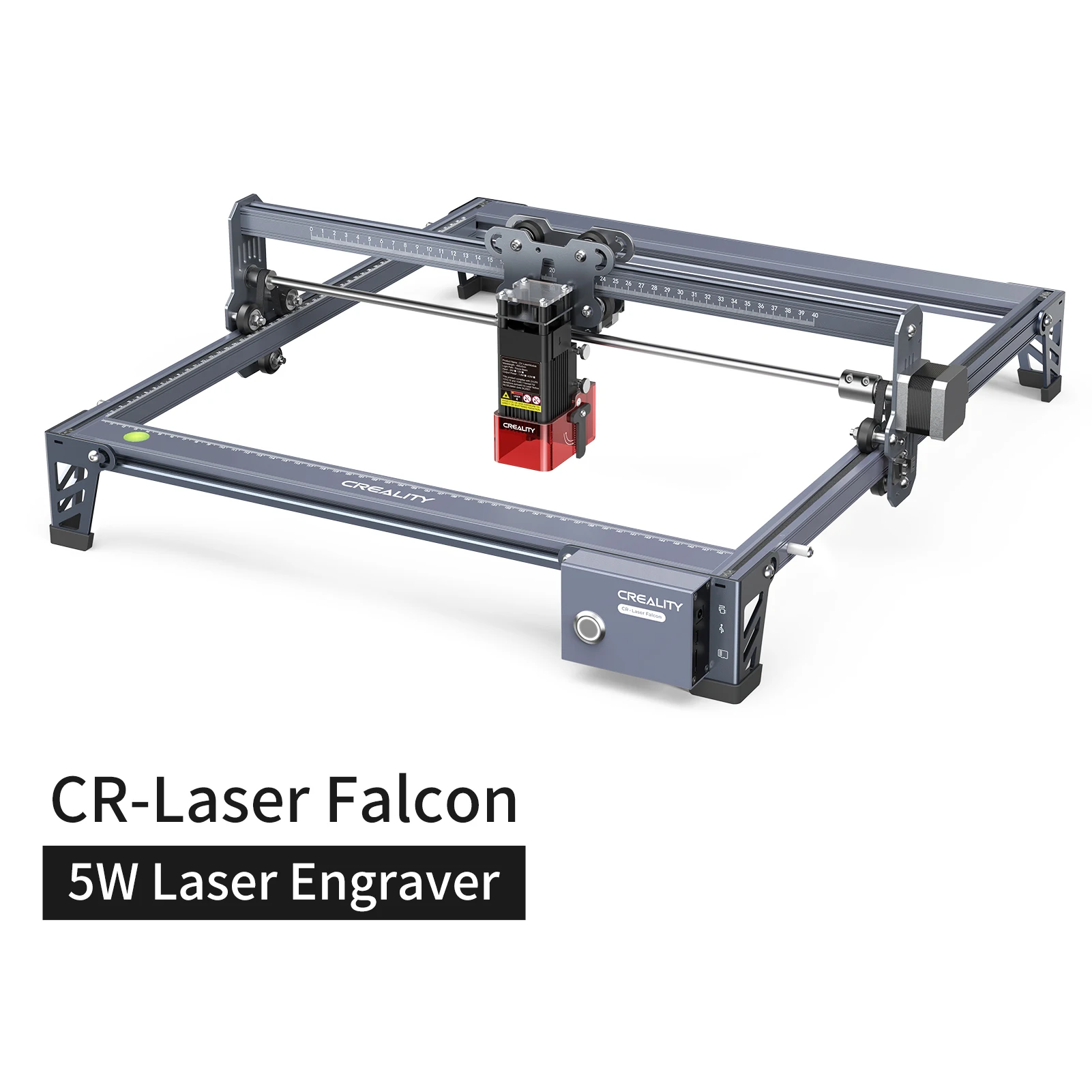 Orignal Creality CR-Laser Falcon Laser Engraver 5W /10W Compr ession Spot Quick Focus Anodized Aluminum Alloys Structure