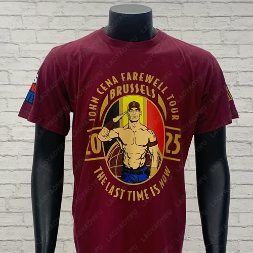 Imagen 1 del producto Nueva camiseta de verano de John Cena Farewell Tour 2025 Toronto para hombre, camiseta para mujer, ropa deportiva de moda para niños, Top