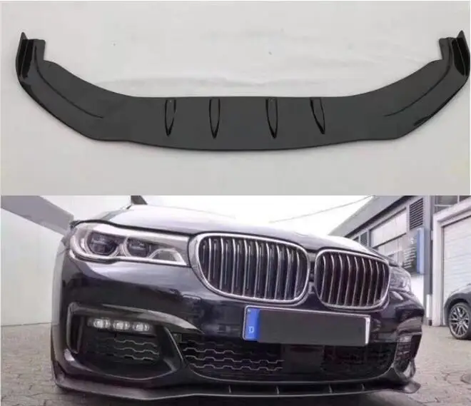 Real Carbon Fiber Front Bumper Splitters Lip Spoiler For BMW G11 G12 7 Series 730 740 750M 760 2016 2017 2018