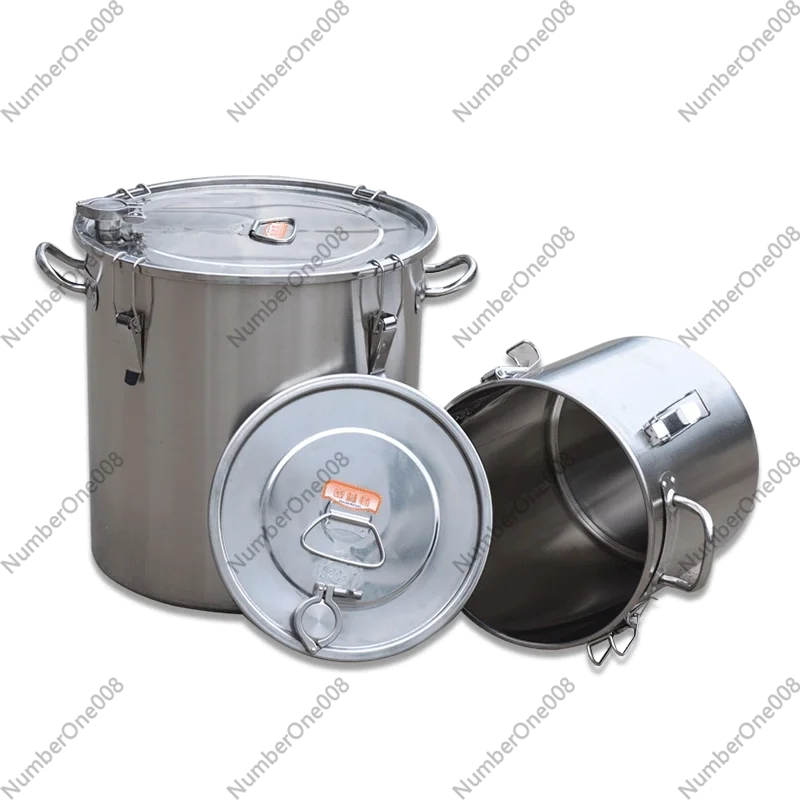 

Баррель для домашнего пивоварения из нержавеющей стали - класс 304, с одинарным/двойным дном, герметичный, 5 галлонов/20 л, для вина, пива и ферментации рисовых зерен