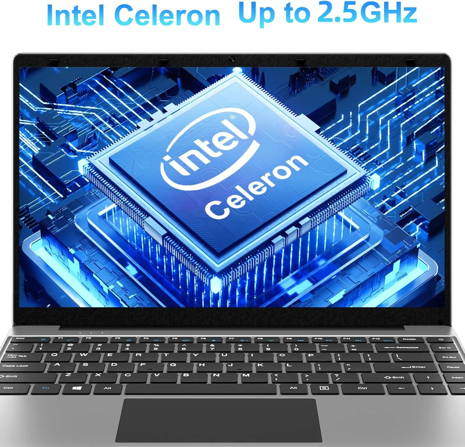 كمبيوتر محمول Jumper EZbook S5 مقاس 14 بوصة، وذاكرة وصول عشوائي 12 جيجابايت 256 جيجابايت SSD، معالج Intel Celeron J4105 Notebook، ومكبر صوتين، وType-C، وHDMI صغير