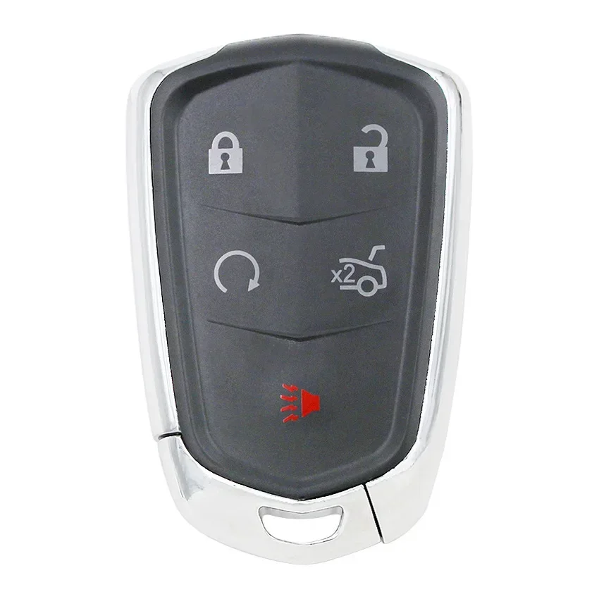 Ecusells 4/5/6 Buttons Smart Remote Control Car Key Shell Case FOB for Cadillac SRX CTS ATS XTS Escalade ESV with Insert Key