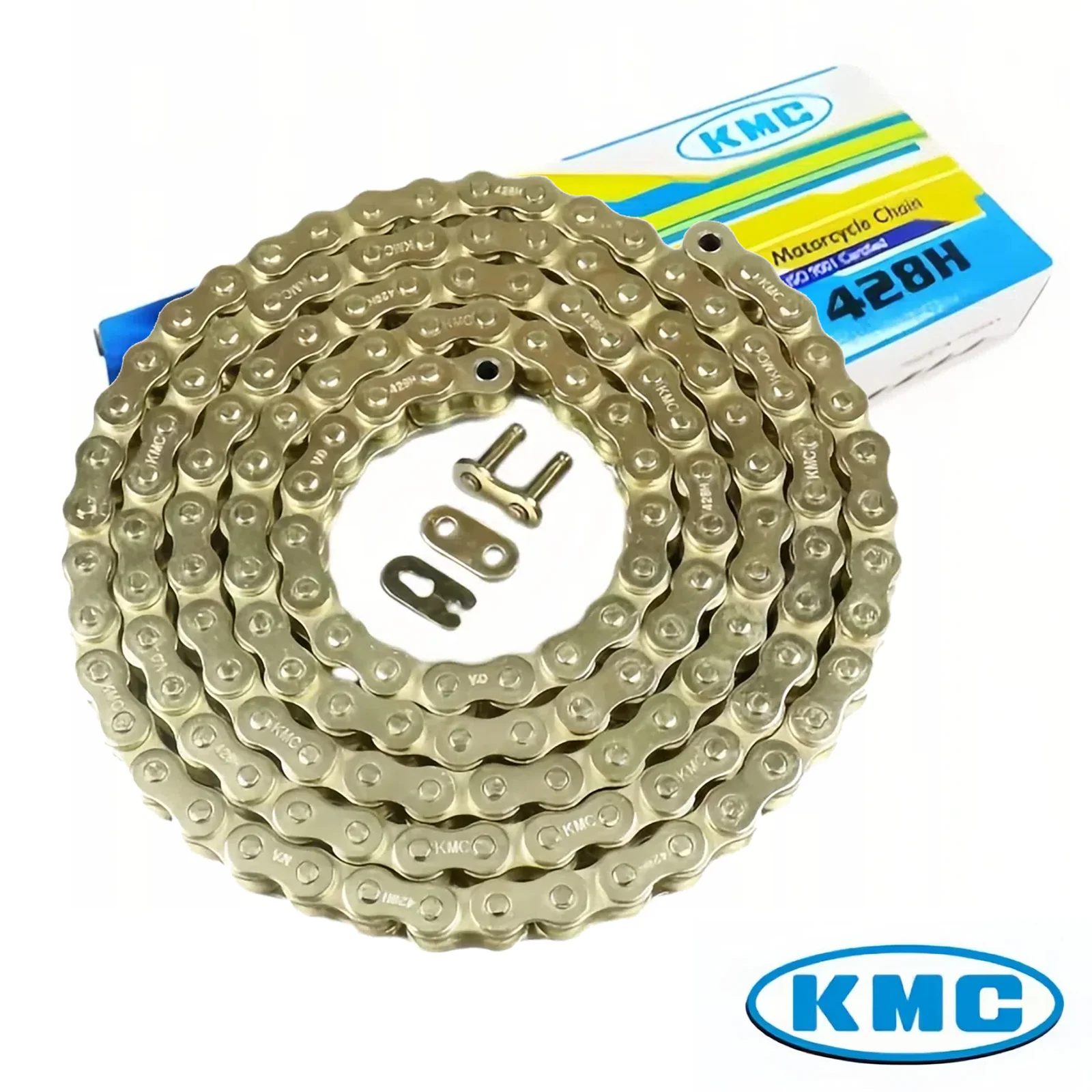 

Motorcycle Chain 428 120 Links KMC Drive Roller Chain For Honda 110cc 125cc Variator KTM ATV Pit Dirt Bikes Reinforced Motocross