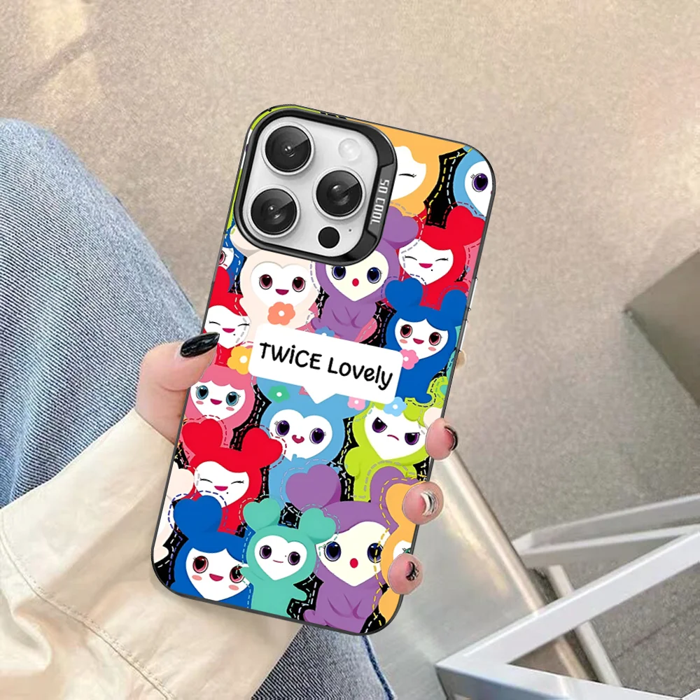 L-Laburi T-Twice Lovelys Phone Case For IPhone 16 15 14 13 12 11 Pro Max X XR XSMAX 8 7 Plus Matte Shockproof Back Cover