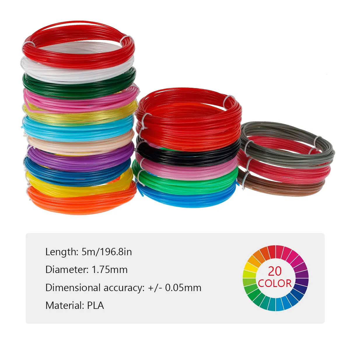 360/160 STKS 32 Kleuren 3D Pen Filament Vullingen Compatibel met 3 Doodler Start + 2.5mm 3D Printer Doodler Pen Refill Packs voor Kinderen