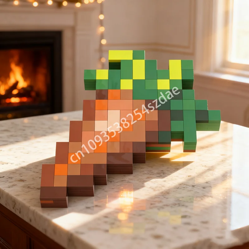 

133 шт. MOC Морковь Мой мир Модель Строительные блоки Строительство Сборка Креативные рождественские подарки Идея Образовательная игрушка Кирпич Дети