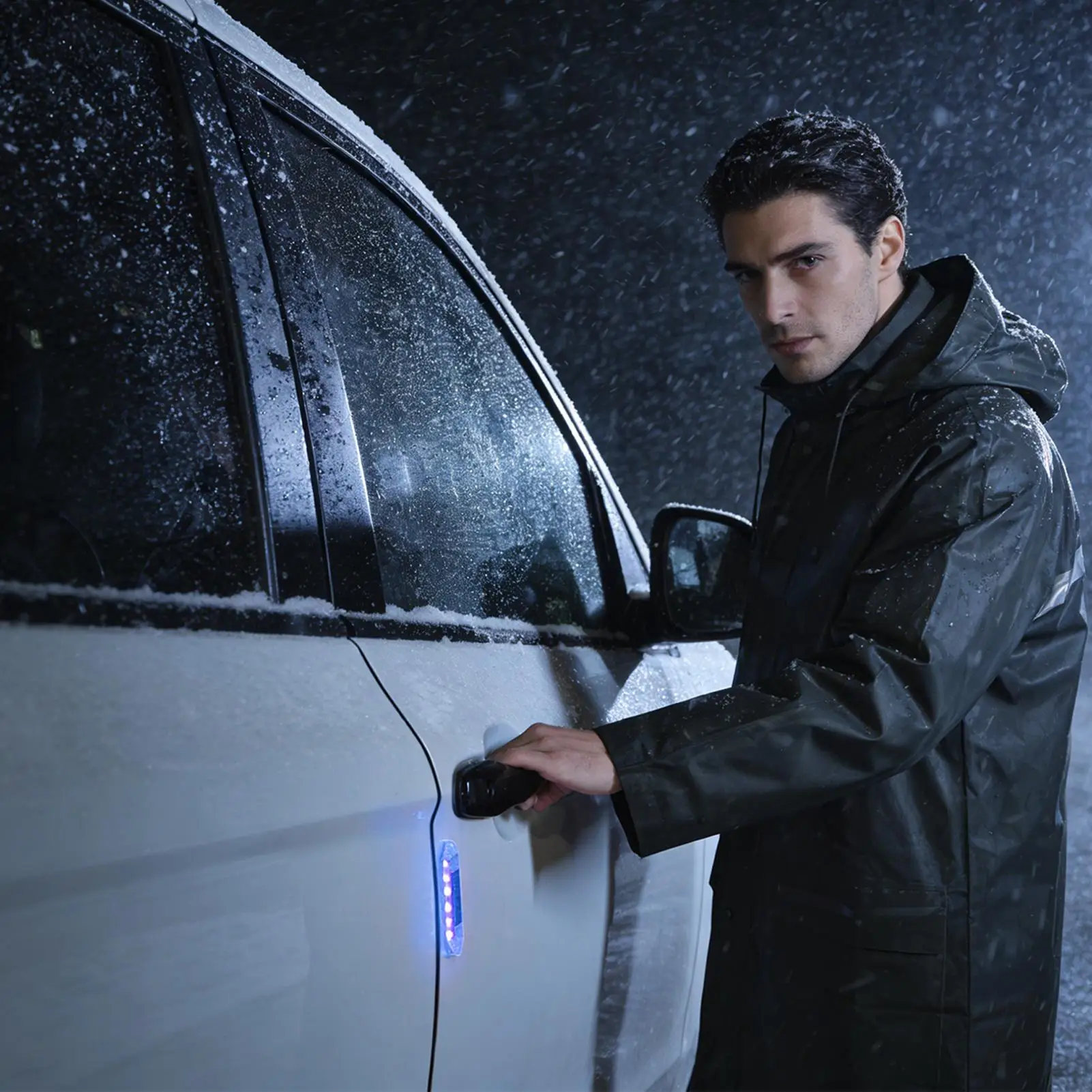 Car Door Safety Light Solar Powered Vehicle Anti-collision Door Lamp Car Flashing Warning Lights For Automotive Sedan SUV