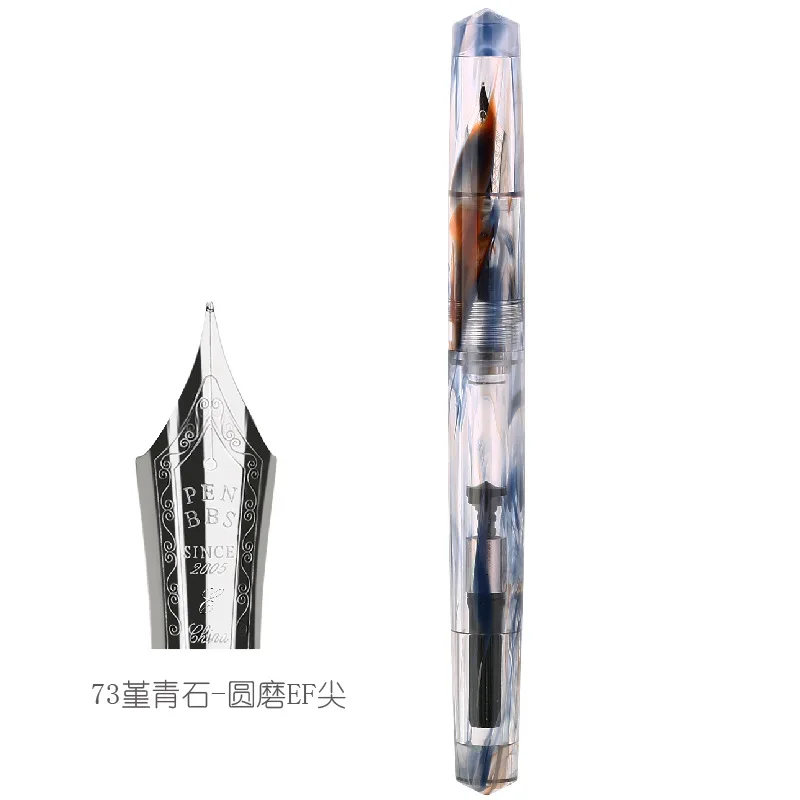 Imagem -05 - Caneta-tinteiro Penbbs Bonito Importado Transparente da Ming Tip Tinta f 05 Milímetros Nib Escritório Portátil e Material Escolar 491