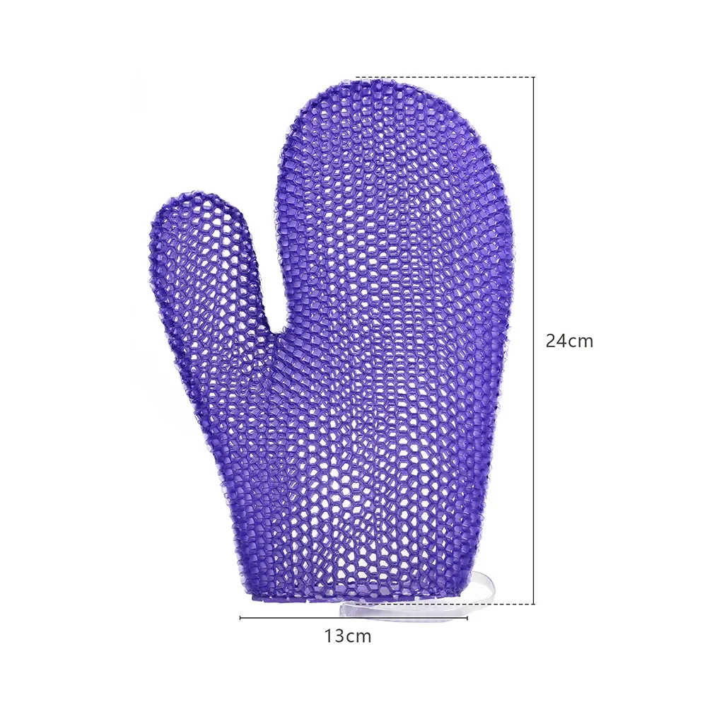 Outdoor TPU Honeycomb Cleaning Bath Gloves, Exfoliating Bath, Bath Rubbing, Back Towel, Makeup Remover Finger Cover