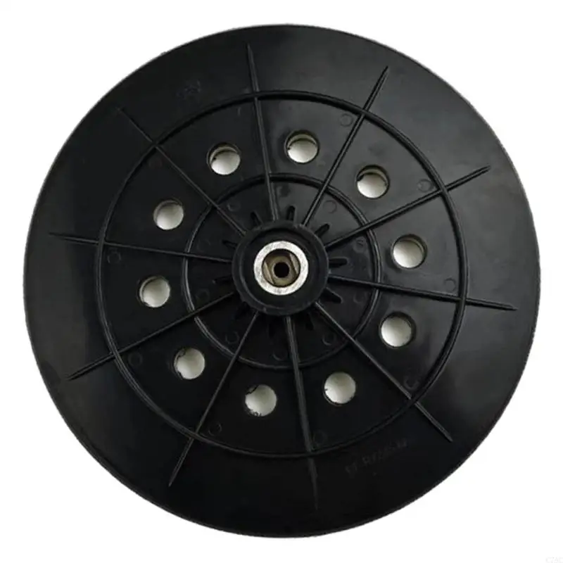 Multipurpose 9 Inch Sander Pad with 10 Hole Designs Convenient for Quick Disc Change Long Time Use Multiple Applications C7AC