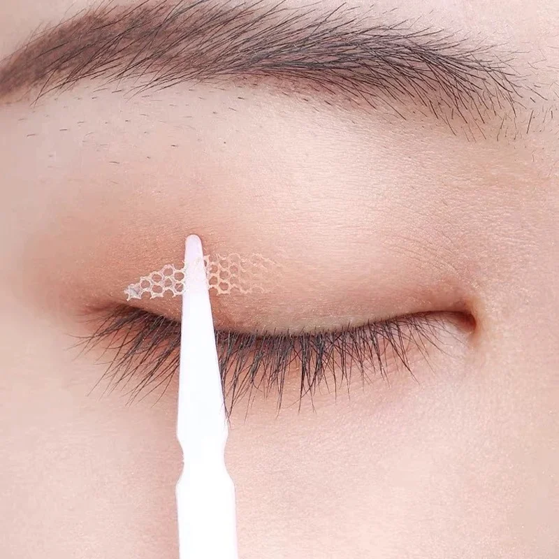 120 Stück/Beutel Unsichtbare Augenlid-Sticker, Spitzen-Augenlidstreifen, Doppellid-Klebeband, Selbstklebende Augenlid-Tapes, Wimpernband, Make-up-Zubehör