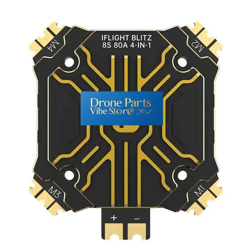 DParts1IFlight BLITZ E80 Pro 4-IN-1 ESC (G2) Featuring 35x35mm Mounting Holes Top Pick For RC FPV Racing Drone Parts