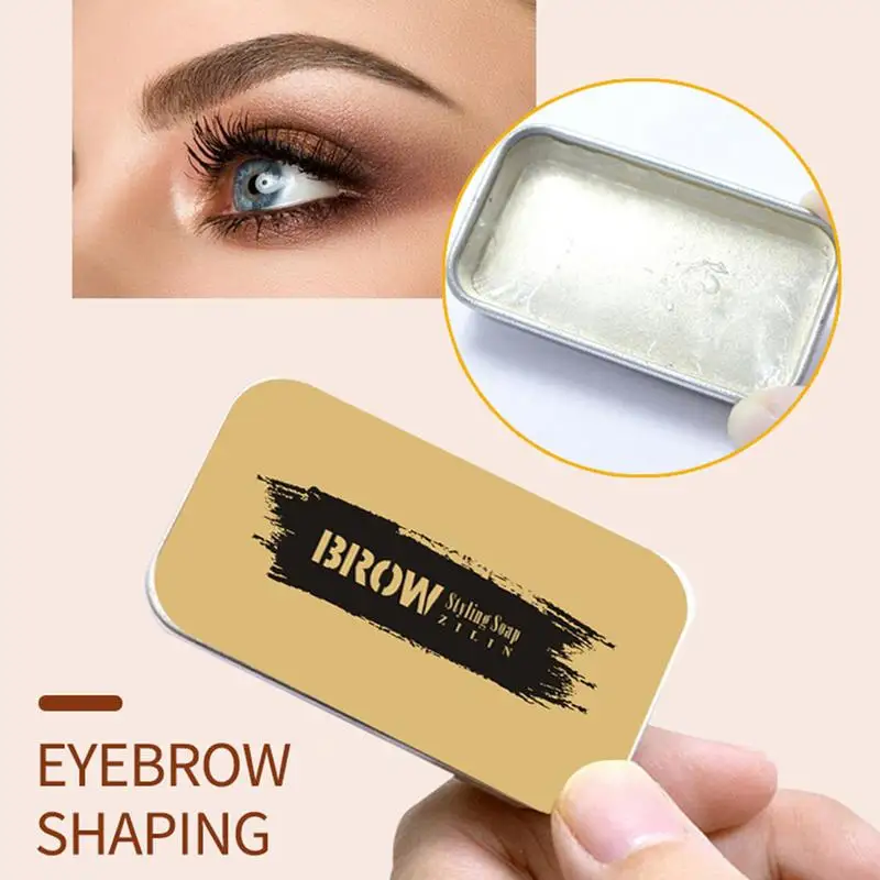 Wild eyebrow shaping soap Eyebrow Gel Brows Wax 3D Feathery Wild Brow Styling Soap Transparent Pomade Eyebrow Styling Soap
