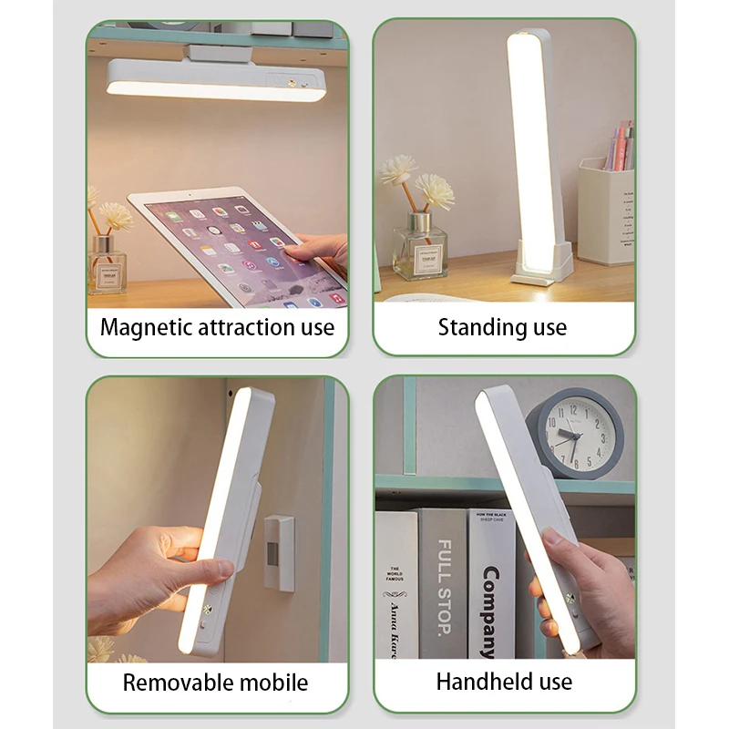Lampada da tavolo verticale a LED 20W 5V USB 25CM lampade da tavolo ricaricabili per la protezione degli occhi lampada da parete portatile per la lettura della camera da letto