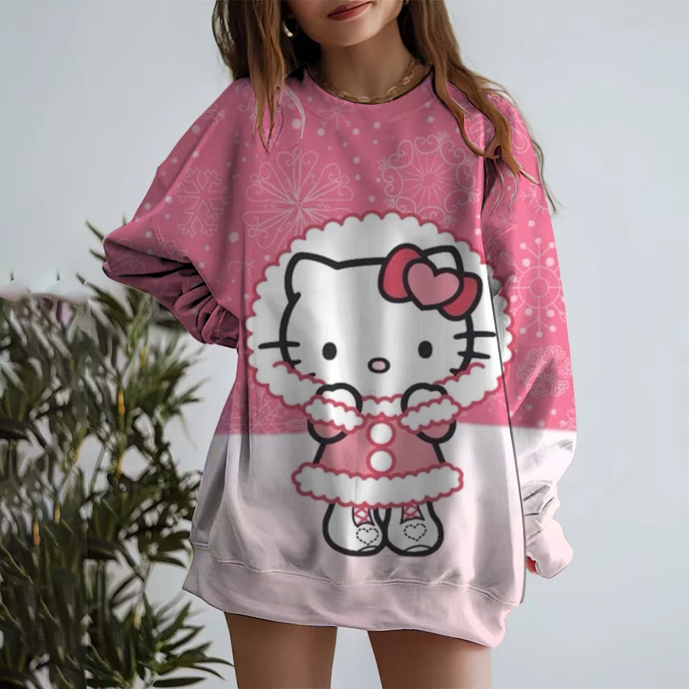 90s Hoodies Kawaii Christmas girls Kawaii Lilo Stitch Hoodie Women Stitch Cute Manga Sweatshirts Y2k Streetwear Female Hoody