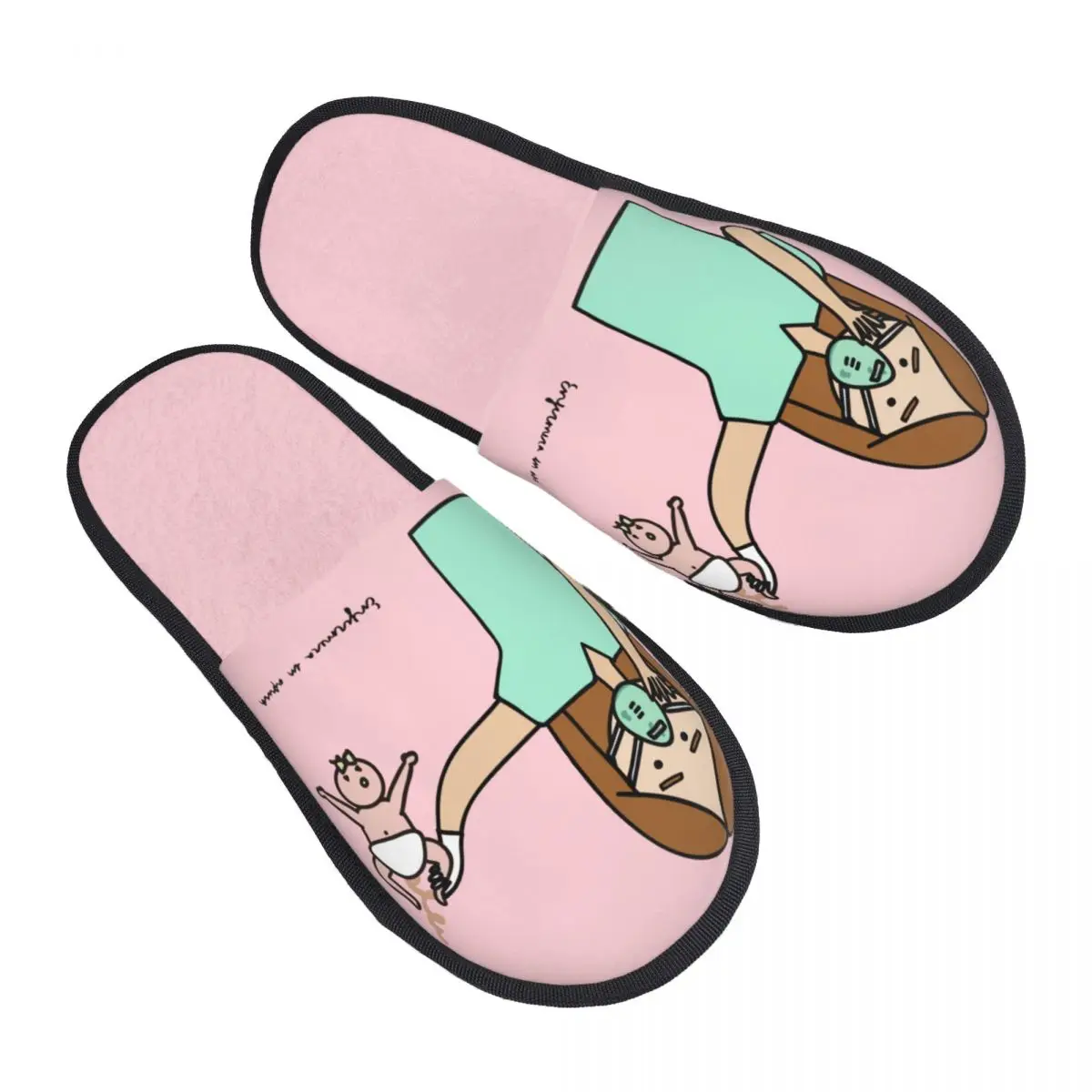 شباشب من إسفنج الذاكرة للنساء، شباشب منزلية مريحة ودافئة #1