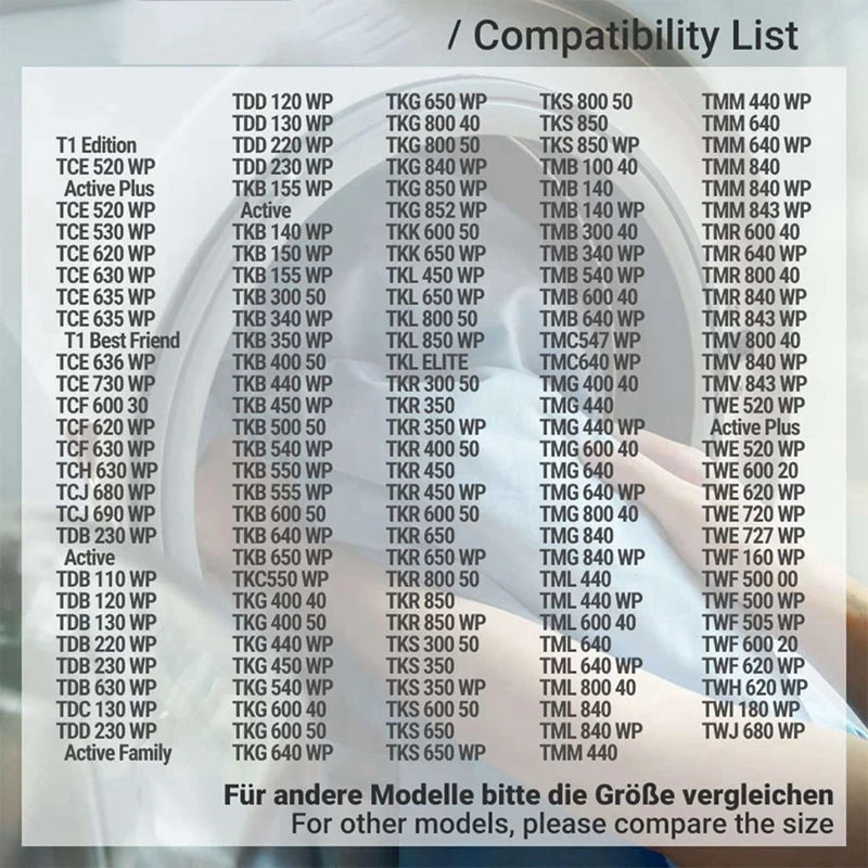 Filtro de 12 unidades para secador Miele T1 9164761   Peça de reposição para secadores