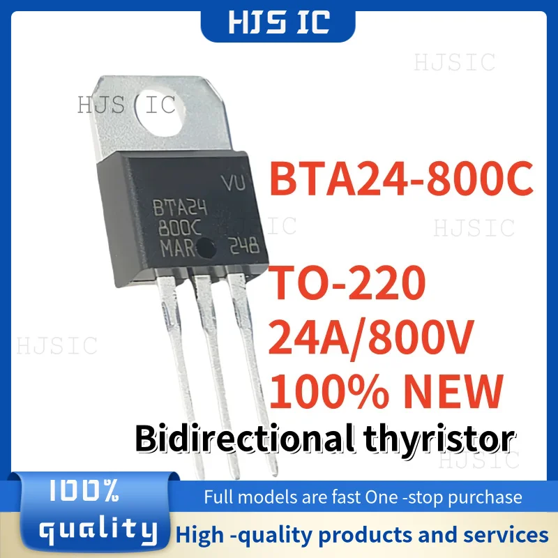 10pcs NEW BTA20 BTA20-800C BTA24 BTA24-600C BTA24-800B BTA24-800C BTA24-1200B BTA316 BTA316-600B BTA316-800B TO-220