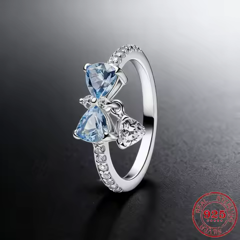 925 Sterling Silver Moissanite Heart Ring for Women Wedding Couple Anniversary Sterling Vintage Rings Luxury Jewelry Girls Gifts