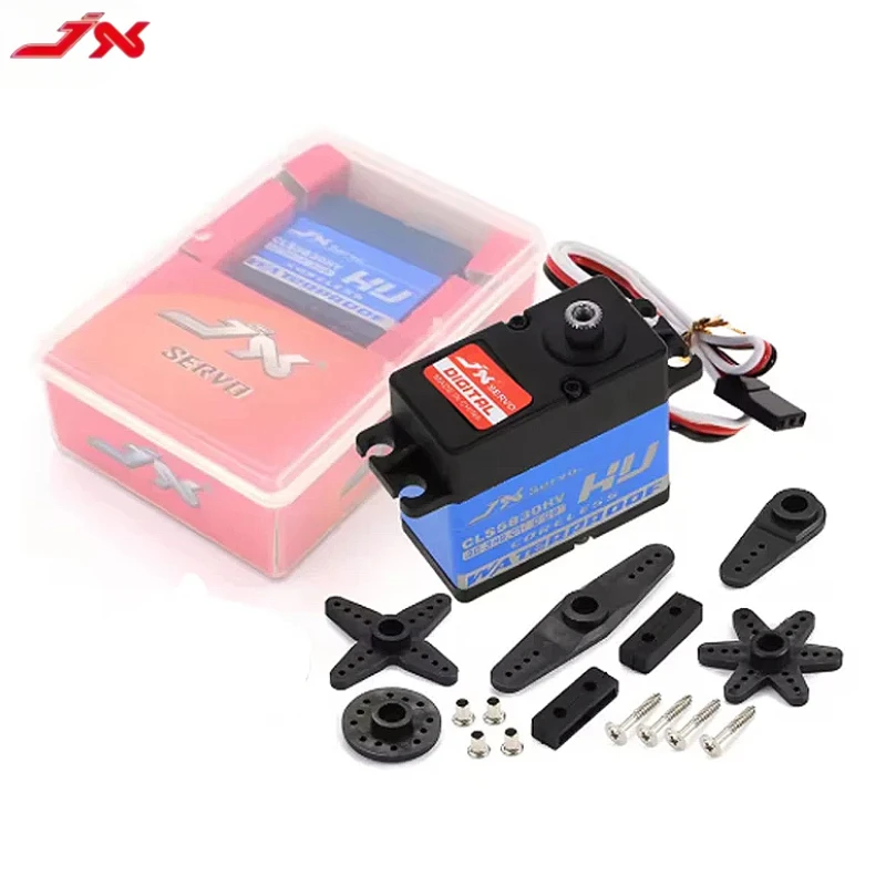 JX CLS5830HV 30KG 6-8,4 V engranaje de Metal de alto voltaje Servo Digital impermeable para 1/10 RedCat HPI Baja 1/8 RC accesorios sobre orugas de coche