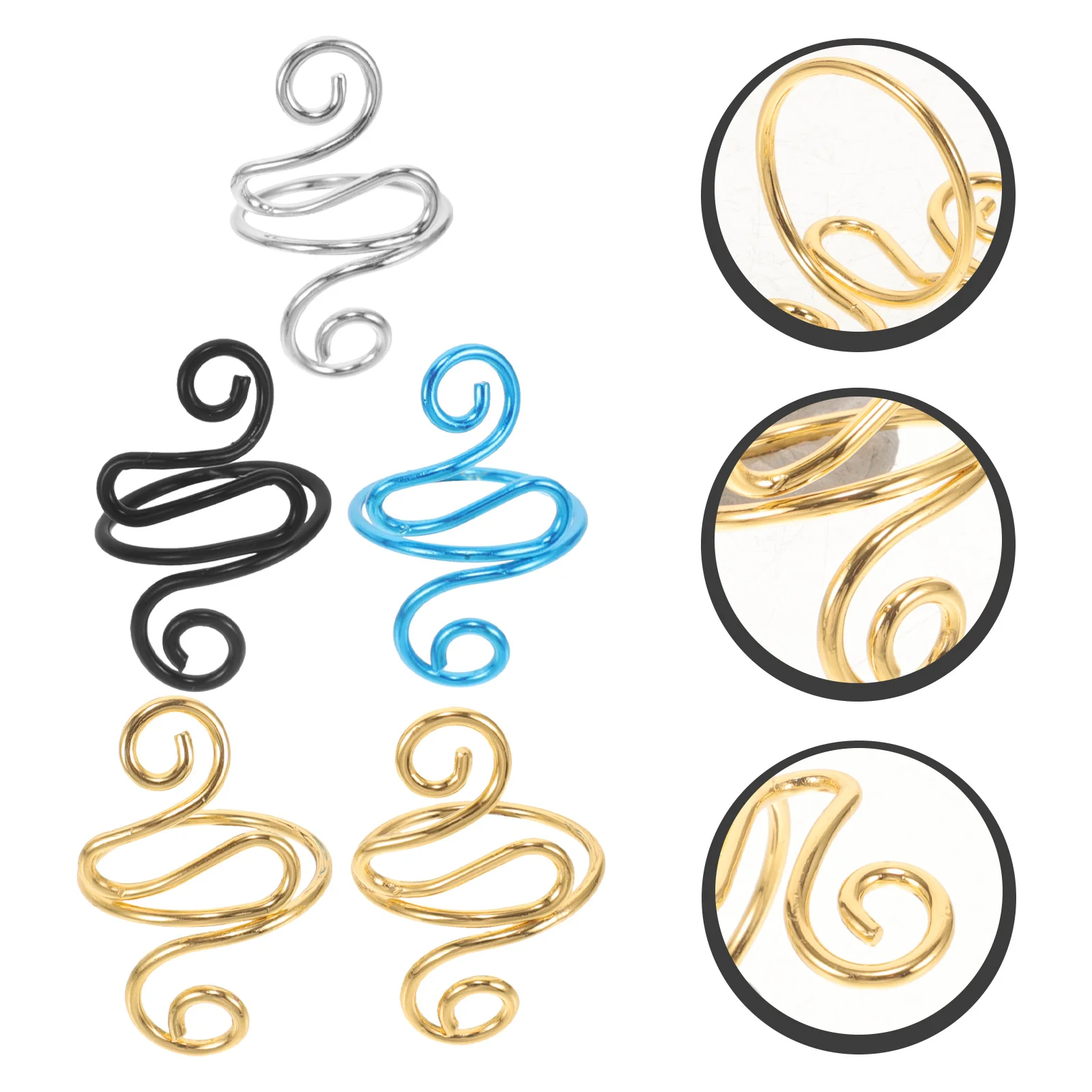 5 قطعة حلقات الحياكة الكروشيه التوتر الدائري قابل للتعديل إصبع حلقة الغزل دليل للخياطة الحرفية الكروشيه اكسسوارات أداة للحرف اليدوية