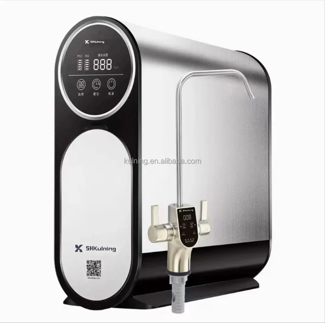 Purificador de água com Smart Display, Fluxo Direto, Slim, Ro com Smart Faucet, 800g