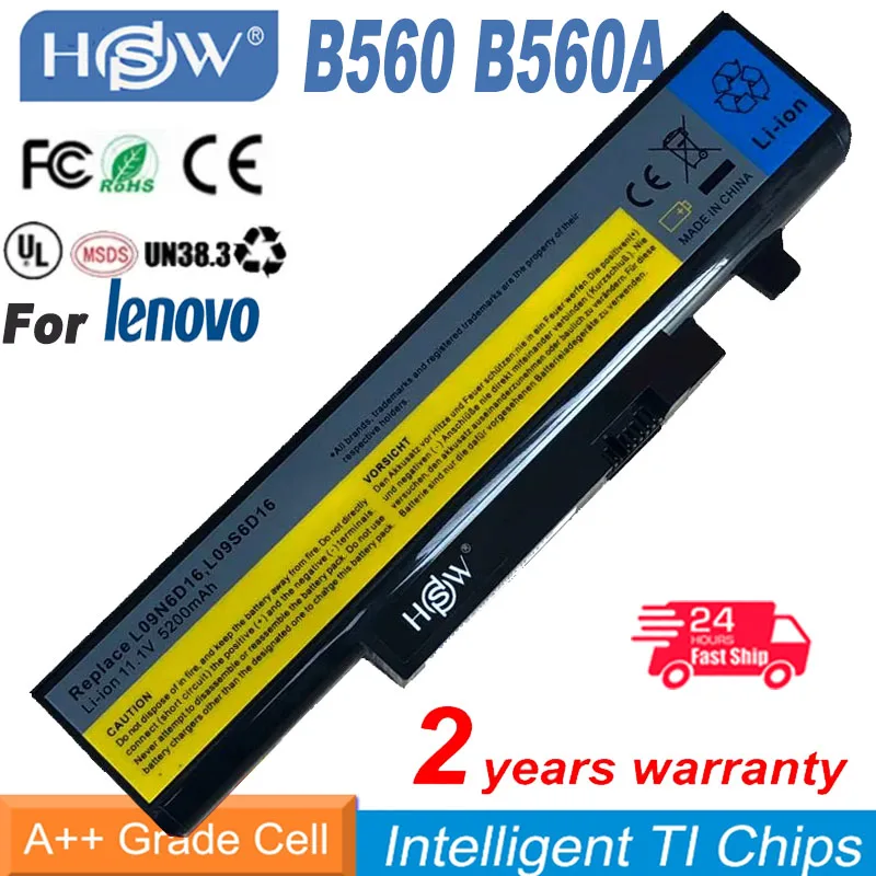 

4400mAh laptop battery For Lenovo B560 B560A L09N6D16 L09S6D16 V560 V560A 121000916 121000917 121000918 57Y6440