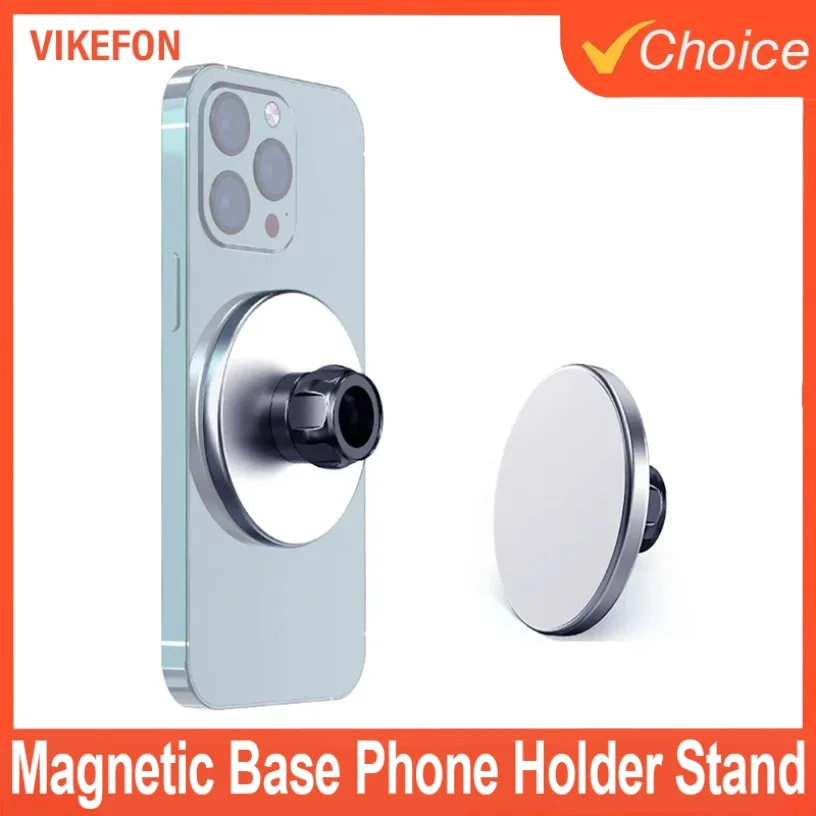 

For 17mm Socket Magnet Mount Removable Cell Phones Aluminum Magnetic Base Phone Holder Stand for Magsafe iPhone17 16 15 14 13 12