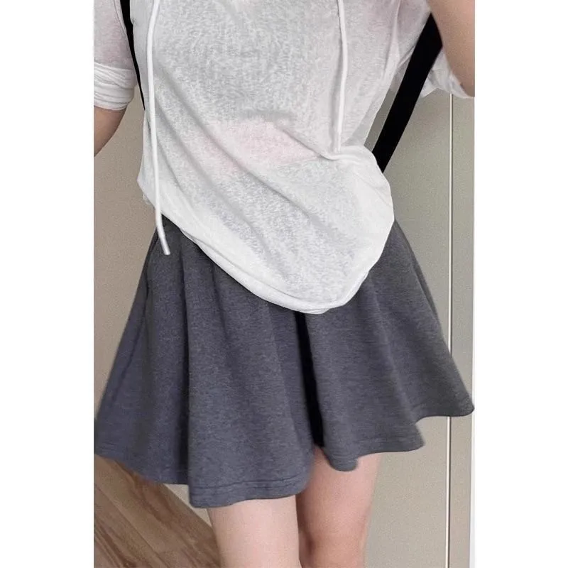 Maternity Skirt Pleated High-end Wear Ballet Style Hip Skirt Maternity Skirt